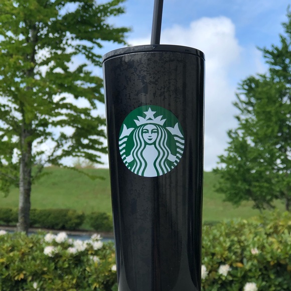 Starbucks Other - 🖤Starbucks Black Marble Stainless Steel Tumbler
